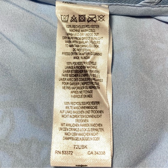 NWT FRENCH CONNECTION Women’s Hallie Peplum Smocked Back Halter Top Size Large - Picture 15 of 16